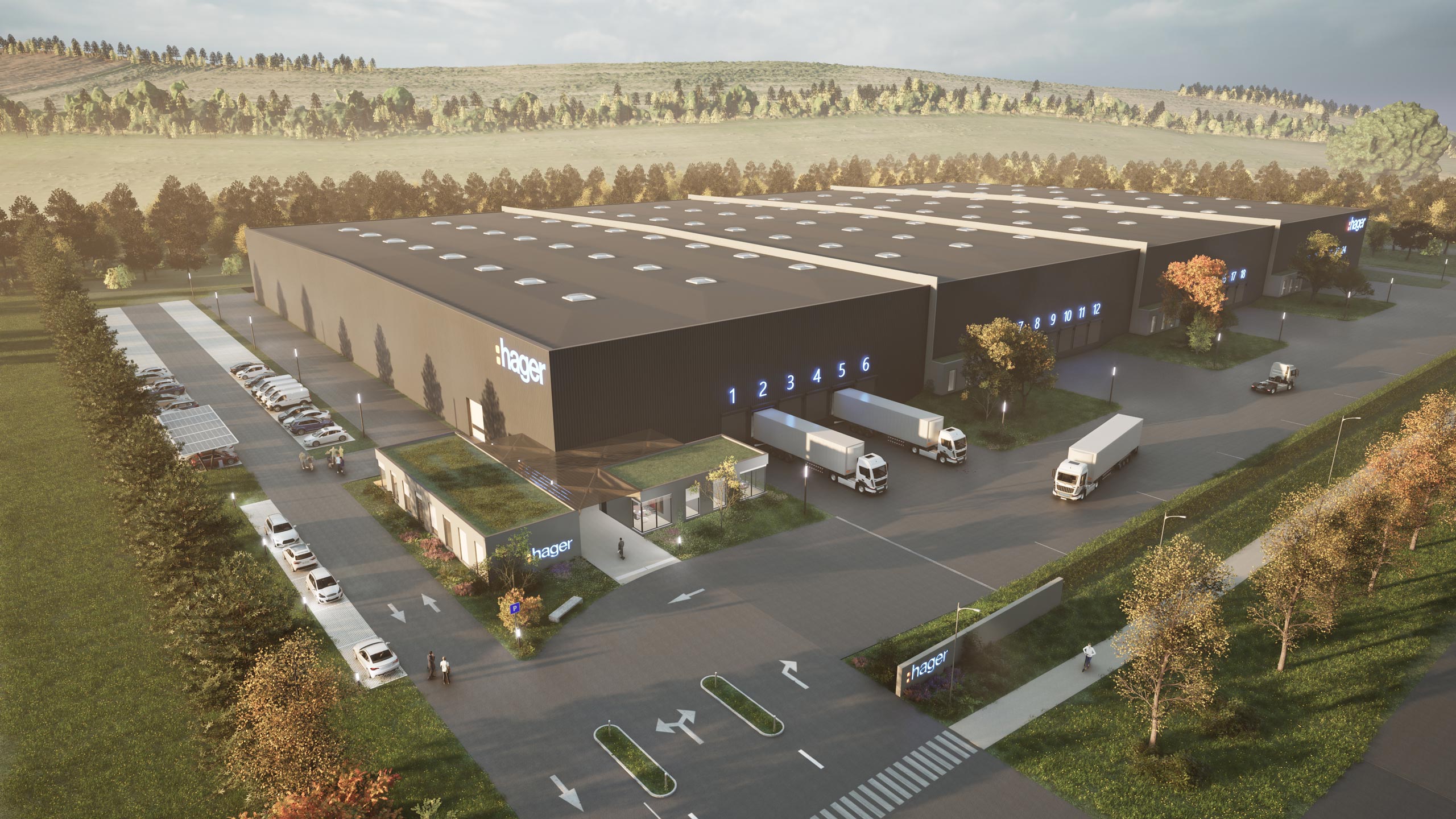 hall logistique hager