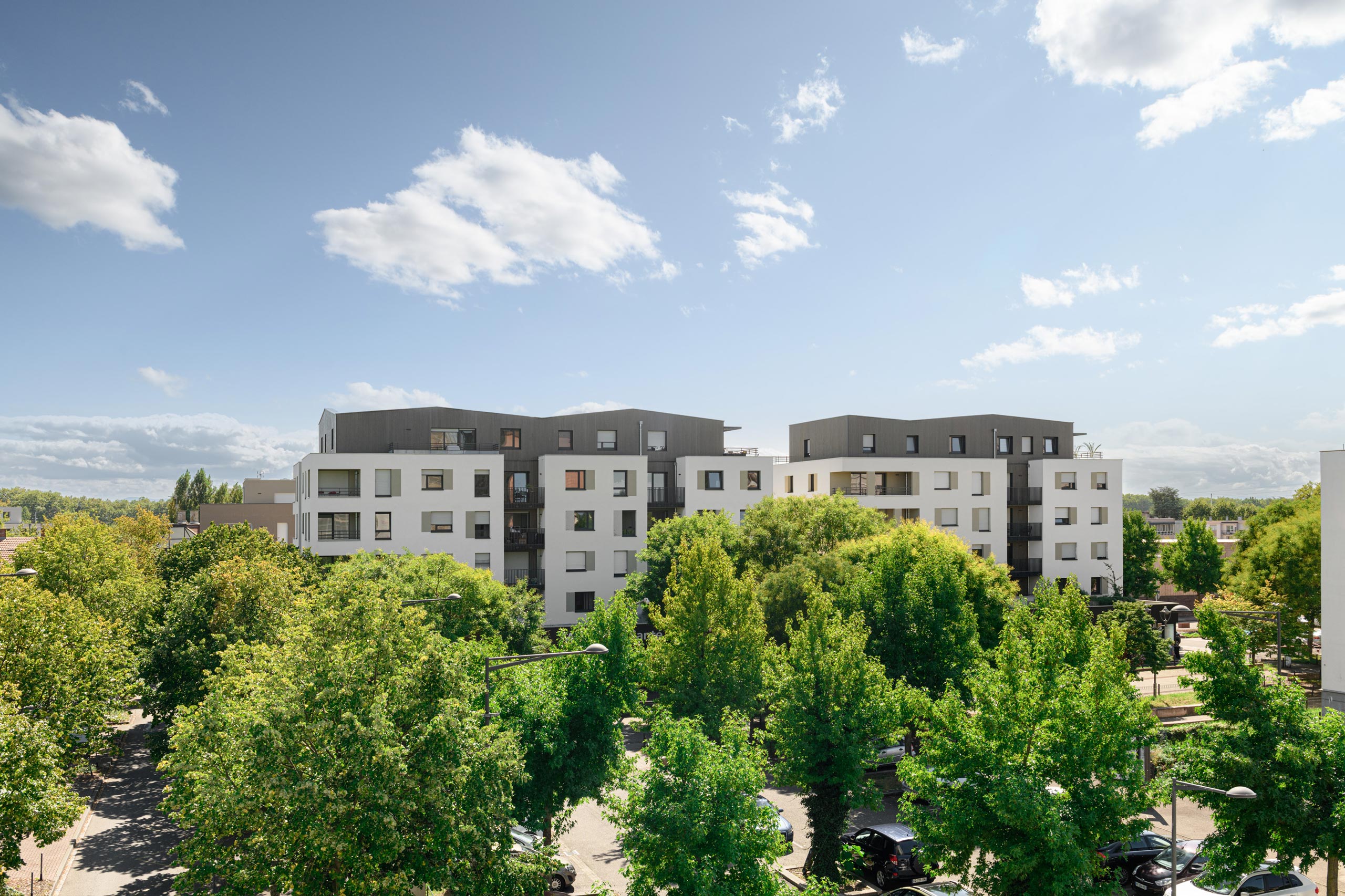 Elsau vue aérienne logements