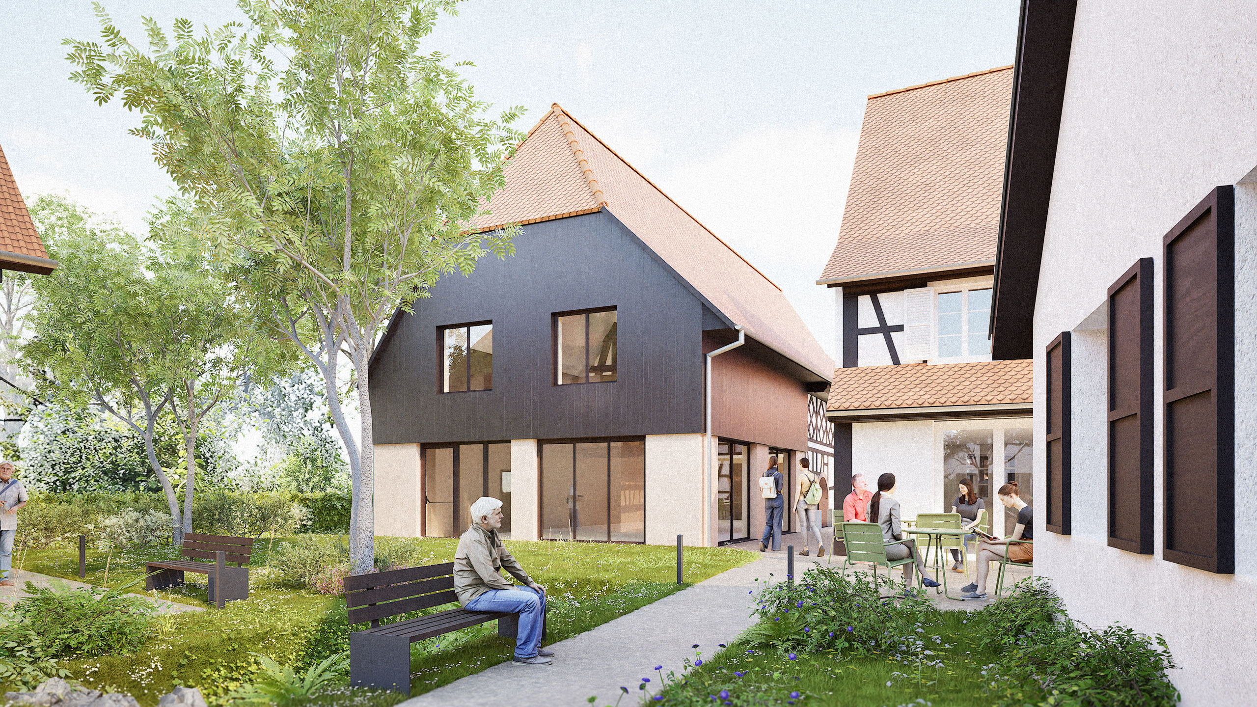 logements seniors espace commun